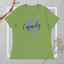 Load image into Gallery viewer, At Capacity Gray/Blk Relaxed T-Shirt