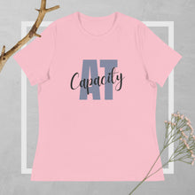 Load image into Gallery viewer, At Capacity Gray/Blk Relaxed T-Shirt