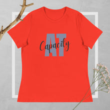 Load image into Gallery viewer, At Capacity Gray/Blk Relaxed T-Shirt