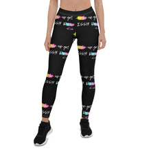 Load image into Gallery viewer, Black Get issh Leggings