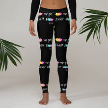 Load image into Gallery viewer, Black Get issh Leggings