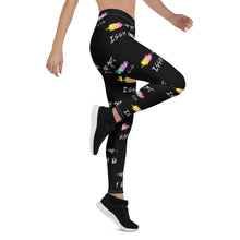 Load image into Gallery viewer, Black Get issh Leggings